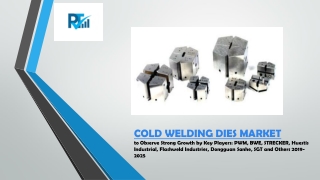 Cold Welding Dies Market to Observe Strong Growth by Key Players: PWM,BWE, STRECKER, Huestis Industrial, Flashweld Indus