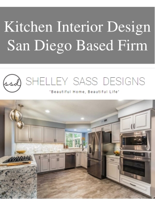 Kitchen Interior Design San Diego Based Firm