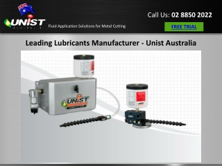 Leading Lubricants Manufacturer - Unist Australia