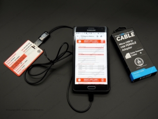Mobile Phone Medical ID with USB and NFC