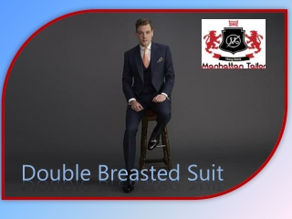 Double Breasted Suit Men's | Double Breasted Suit Tailored Fit