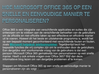 Contact opnemen met Microsoft online betere service krijgen