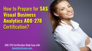 [PDF] SAS Visual Business Analytics (A00-278) Certification Exam