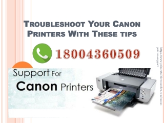 Troubleshoot Your Canon Printers With These tips 18004360509