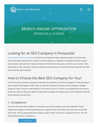 Pensacola Digital Marketing Agency