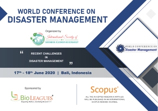 World conference on disaster management