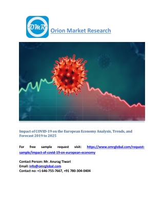 Impact of COVID-19 on the European Economy