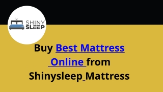 Buy ortho Plus and Latex  mattress in India