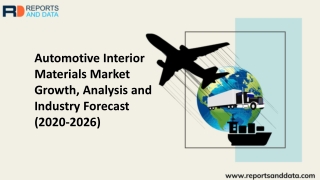 Automotive Interior Materials Market  with Emerging Trends, Global Scope and Demand 2019 to 2026