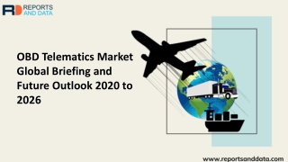 OBD Telematics Market Size, Analytical Overview, Growth Factors, Demand and Trends Forecast to 2026