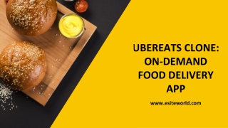 UberEats Clone: On-Demand Food Delivery App