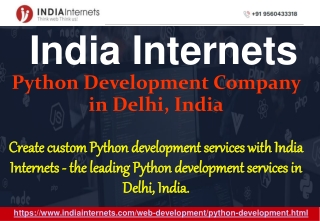 Python Development Company in India-India Internets