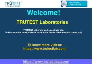 Best Pathology Lab in Mumbai | TRUTEST Laboratories