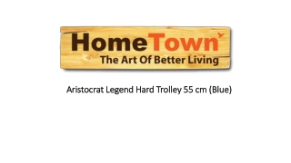 Aristocrat Legend Hard Trolley 55 cm (Blue)