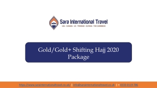 Shifting Hajj 2020 Package UK | Sara International Travel UK