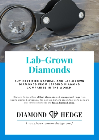 Lab-Grown Diamonds - price and comparison