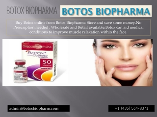 Botox injection buy online/Botos Biopharma Store