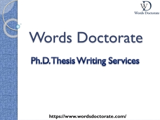 Dissertation writing services