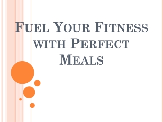 Fuel Your Fitness with Perfect Meals | Reliable RX Pharmacy