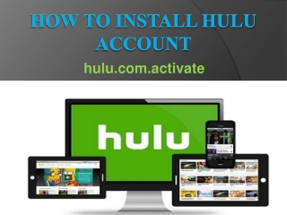 how to install hulu account