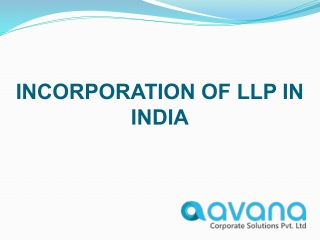 LLP Registration India