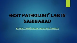 Best pathology lab in Sahibabad