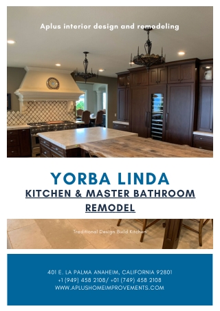 Yorba Linda Kitchen & Master Bathroom Remodel