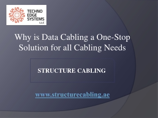 Why is Data Cabling a One-Stop Solution for all Cabling Needs