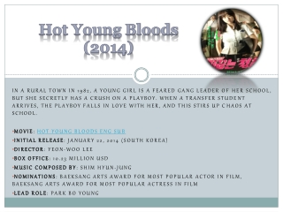 Hot Young Bloods (2014)