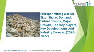 Feldspar Mining Market 2020: Global Growth, Trends And Forecast