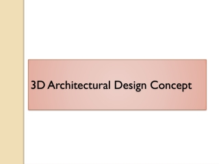 3D Architectural Design Concept