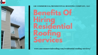 Benefits Of Hiring Residential Roofing Services | Thorough Knowledge Of Roofing Accessories