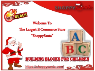 Buy Building Blocks for Children Online at Shoppy Santa