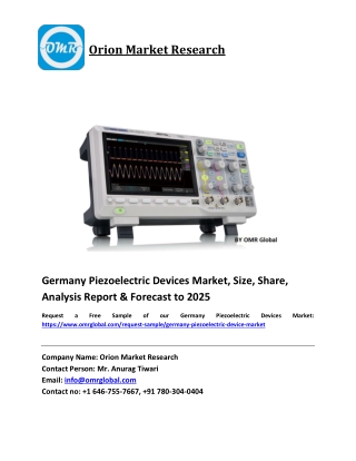 Germany Piezoelectric Devices Market Size, Industry Trends, Share and Forecast 2019-2025
