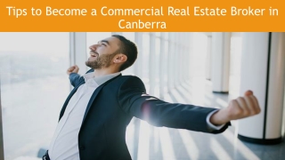 Becoming a Commercial Real Estate Agent in Canberra