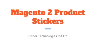 Product Stickers Magento 2 Extensions-Elsner