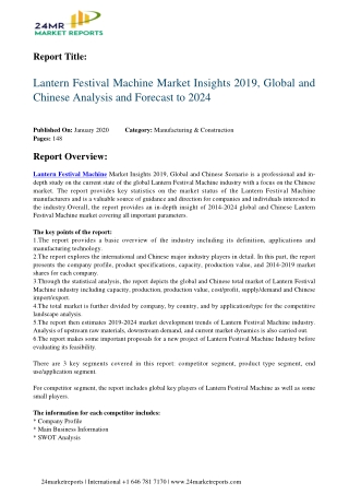 Lantern Festival Machine Market Insights 2019