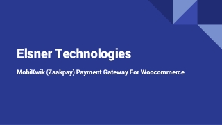 MobiKwik (Zaakpay) Payment Gateway for WooCommerce