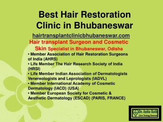 Hair transplant in bhubaneswar, best hair transplant clinic in bhubaneswar