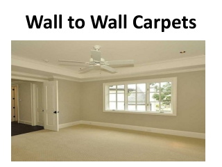 Wall To Wall Carpet