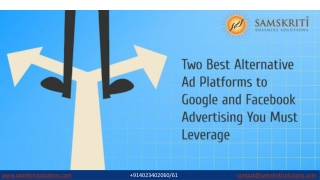 Two Best Alternative Ad Platforms to Google and Facebook Advertising You Must Leverage