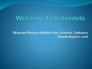 Skincare Devices Market Size, Growth | Industry Trends Report, 2026