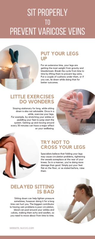 How To Sit Properly To Prevent Varicose Veins