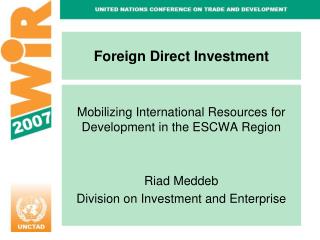 Foreign Direct Investment