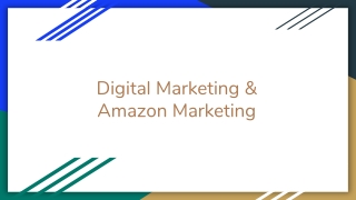 Digital Marketing & Amazon Marketing