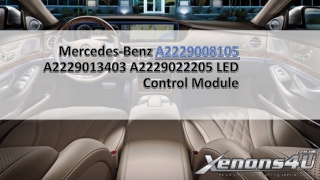 Mercedes Benz A2229008105 A2229013403 A2229022205 LED Control Module