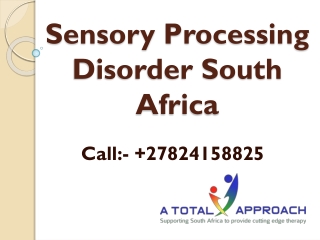 Sensory Processing Disorder South Africa