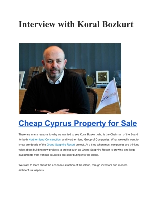 Buy House in cyprus