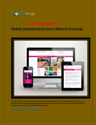 Web Design & Development in Miami, Fort Lauderdale