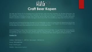 Craft Beer Kopen
